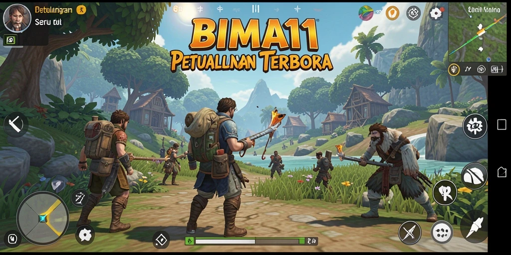 Gameplay Open World BIMA11 yang seru dan mendalam.
