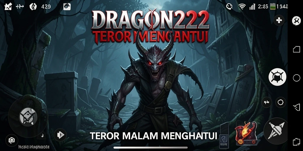 Tampilan gameplay seram dari DRAGON222 yang menegangkan.