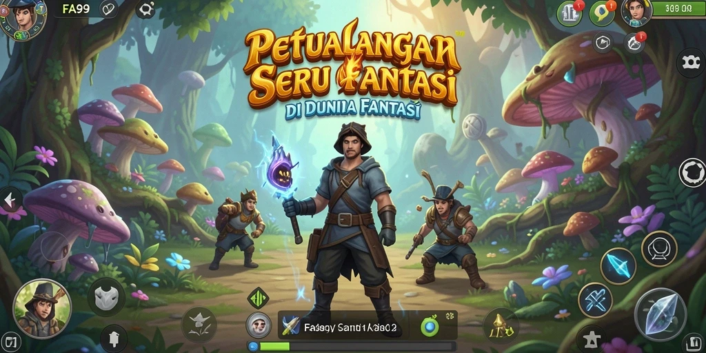 Tampilan gameplay seru dari FA99 dengan petualangan menantang dan grafis menawan.