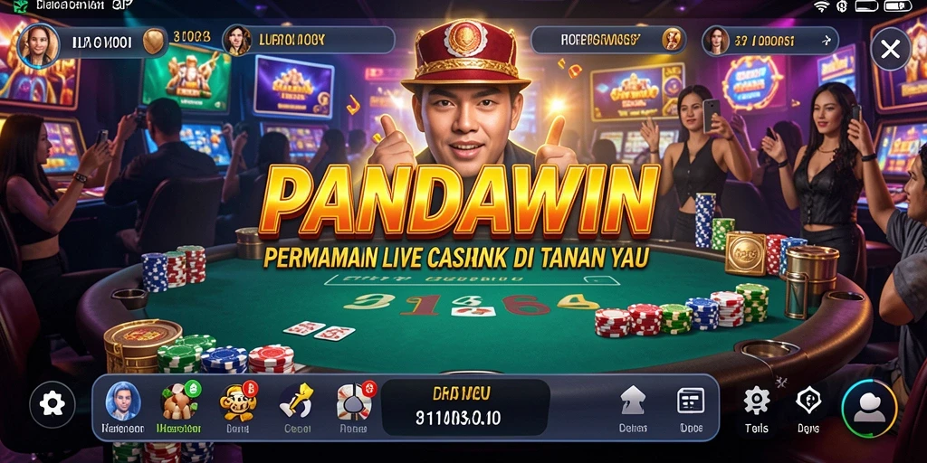 Tampilan gameplay Live Casino yang menarik dan interaktif.