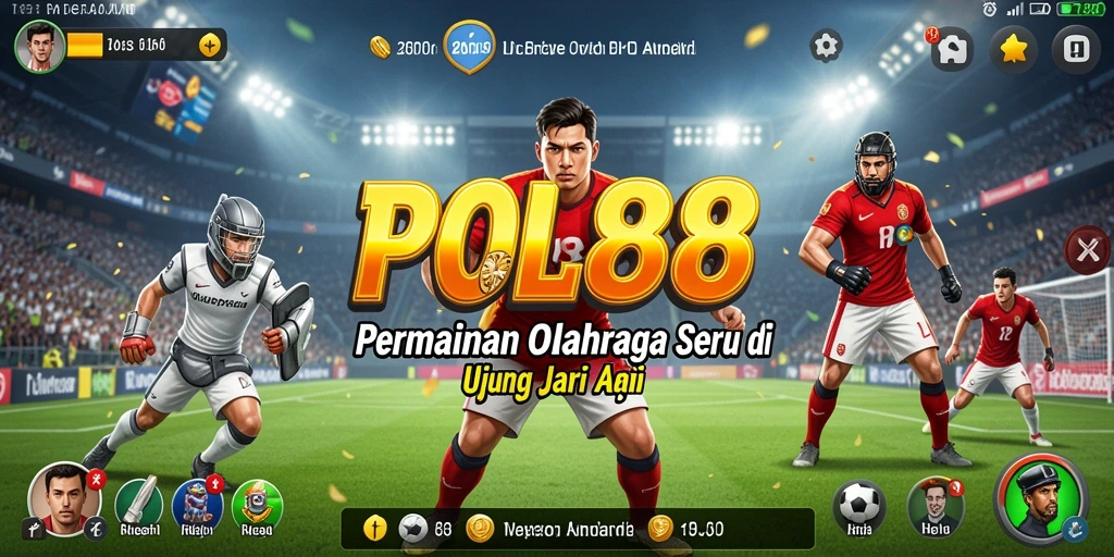 Screenshot gameplay POL88 menunjukkan aksi seru dalam permainan olahraga.